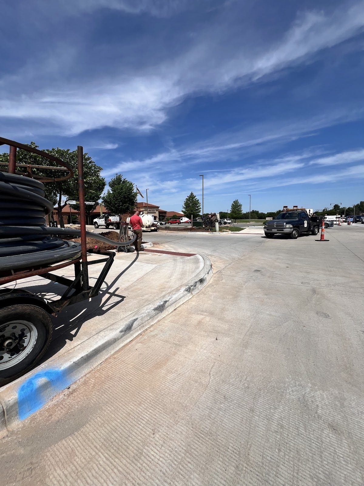 hydrovac daylighting job site